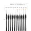 Pędzle artystyczne malarskie precyzyjne do szczegółów 11 sztuk