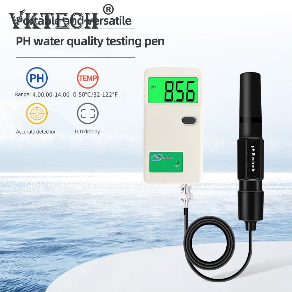 0.1 High Precision PH Meter PH Tester Water Quality Monitor Tester for Laboratory Drinking Water Hydroponics Aquarium