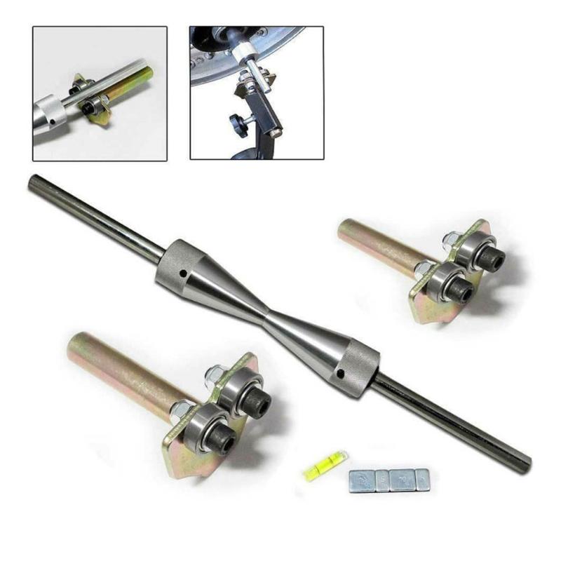 1 Set Wheel Balancer Motorcycle Bike Tire for RIM Wheel Balancer Static Wheel Truing for Standard Paddock Stand