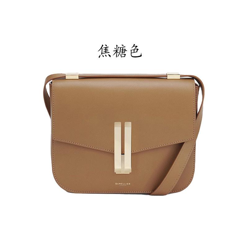 Новая сумка-тофу emellier женская кожаная на плечо кроссбоди легкая роскошь новая нишевая весенне-летняя женская сумка Length 23 Width 7 Height 18cm