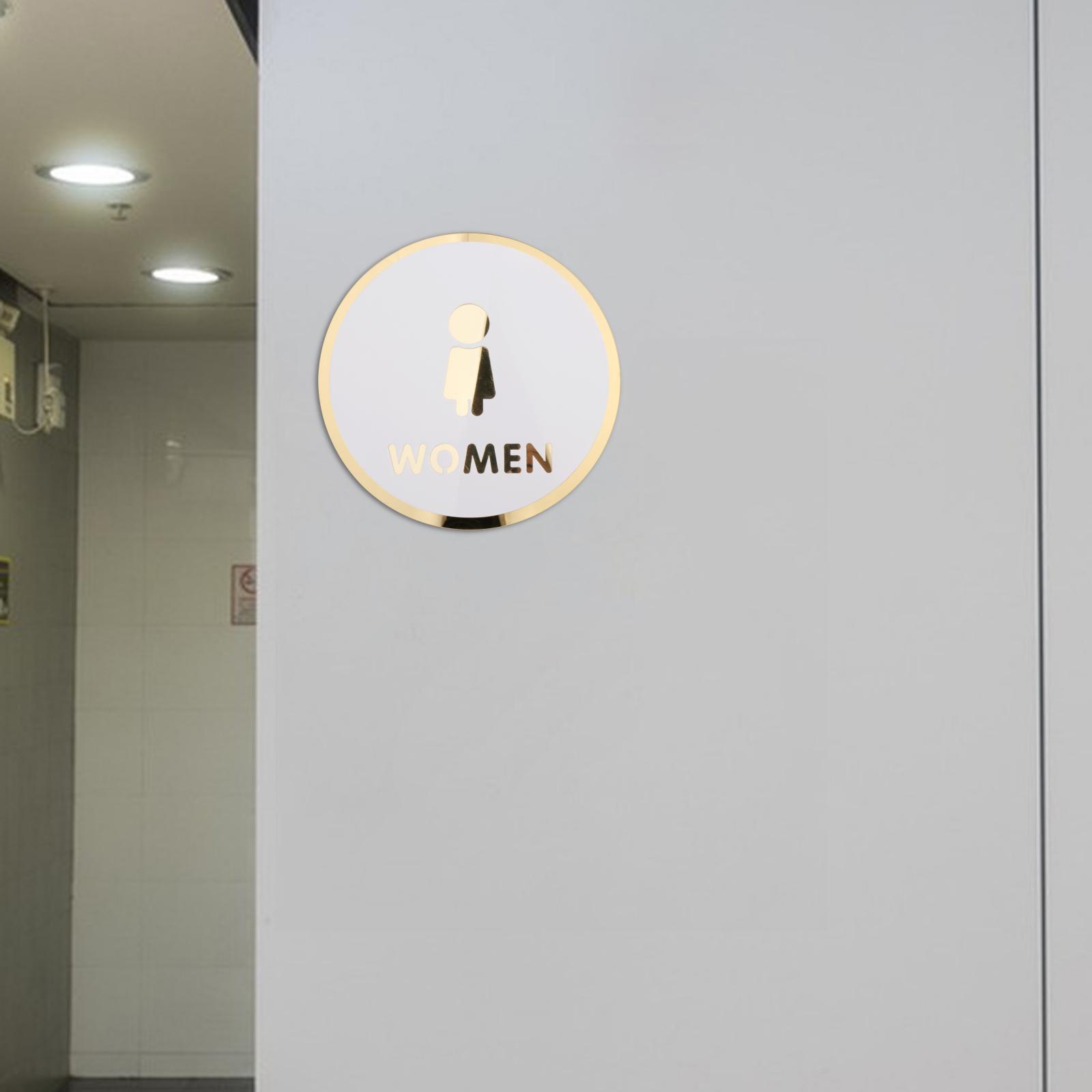 Toilet sign Toilet sign 3D toilet sign for the toilet in the office, in the shop