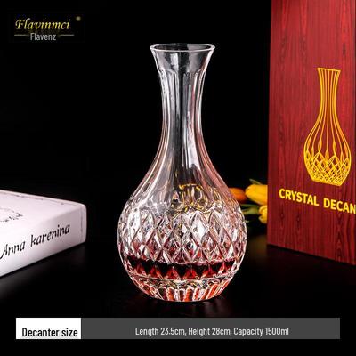 Flavinmci Křišťálová Diamantová Karafa se Sadu s Víčkem