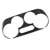 Carbon Fiber Interior Manual Climate Console Cover Trim Fits 2012-2015 Fiat 500
