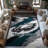 Philadelphia Eagles Customize Text Carpet Perfect For Outdoor Dormitory Dining Room Balcony Antislip Rug Anime Office Decor Best For Christmas