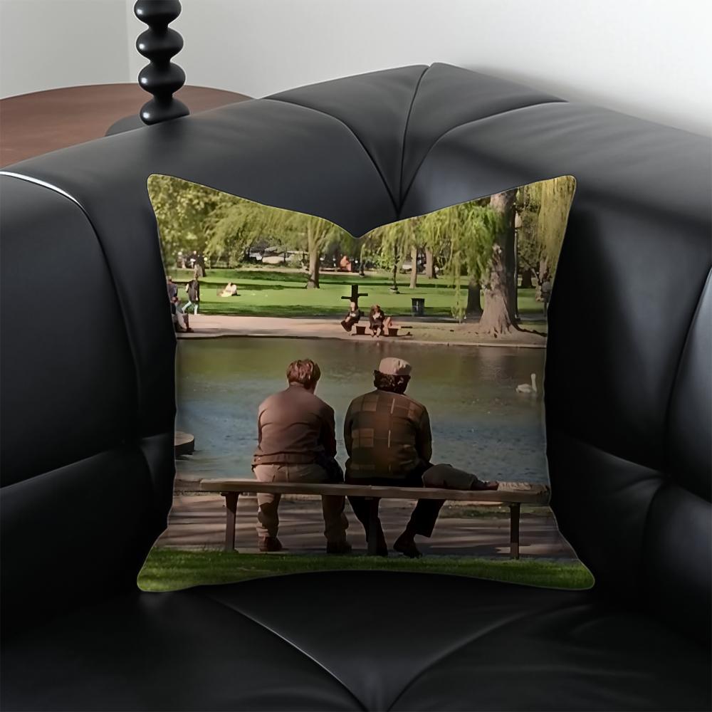 Movie Inspirational GGood Will HHunting Cushion Cover Pillow Case Antidustmite Invisible Zipper Silky Plush Cushion