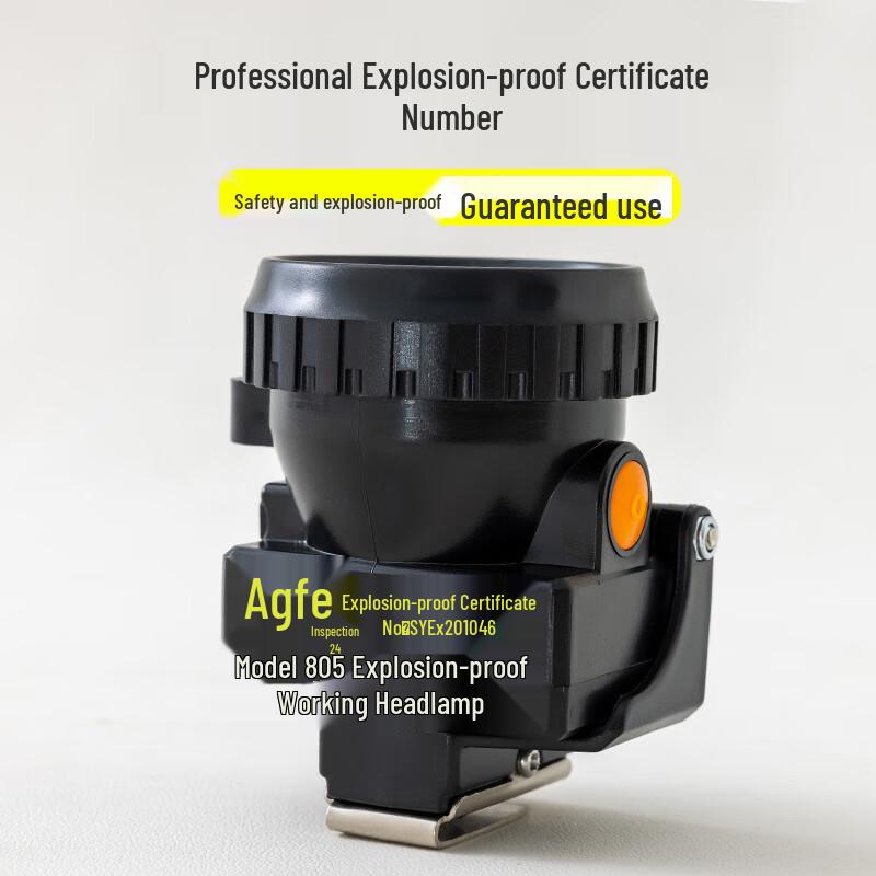 UOSULED Dual-Lithium Rechargeable Miner Headlamp