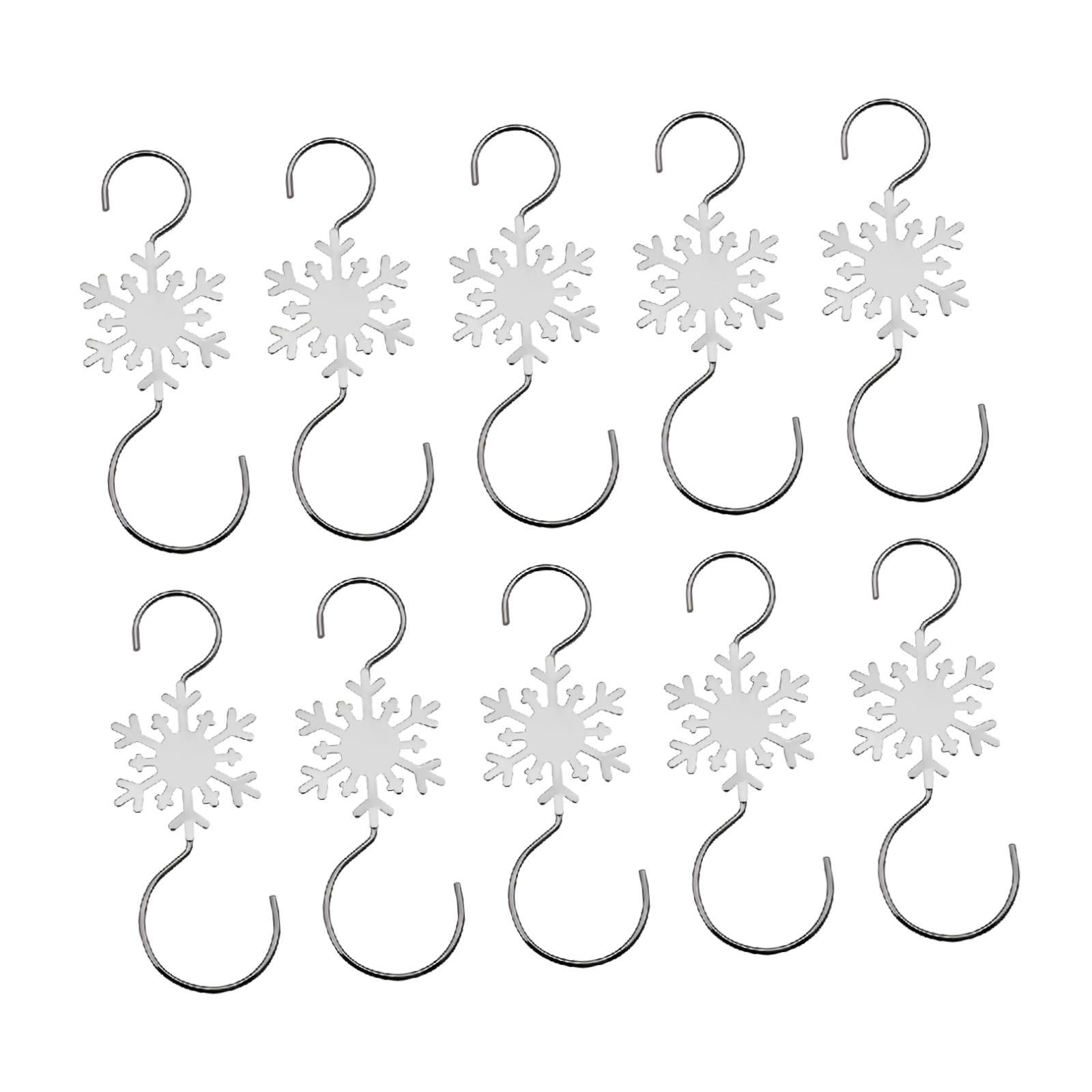 10 шт. крючков для рождественских украшений Компактные подвесные для праздничной вечеринки Камина