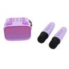 Mini Karaoke Machine Toy Kids Boys Girls Portable Bluetooth Speaker with 2 Wireless Mics for Early Education Home