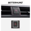 Made of Alcantara Betterhumz For Subaru BRZ/Toyota GR86 - Car Emergency Warning Button Trim Sticker Car Interior Accessories