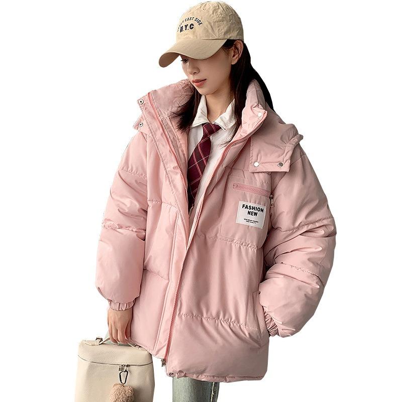 Niche versatile hooded down padded jacket women's padded jacket winter new thin casual padded jacket