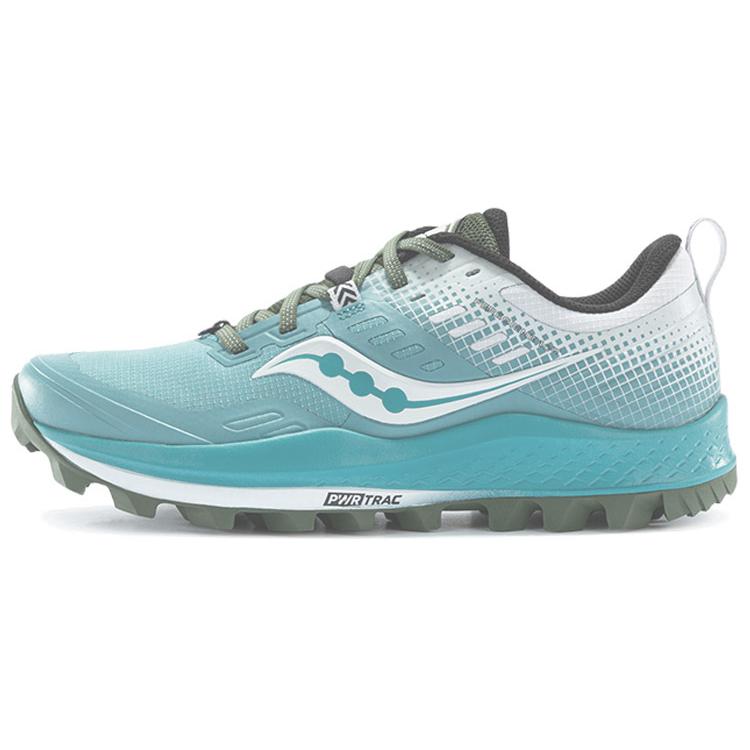 Saucony Comfortable Versatile Mesh Cushioning Non-Slip Wear-Resistant Low-Top Casual Running Shoes Women sneaker Blue White S10568-25