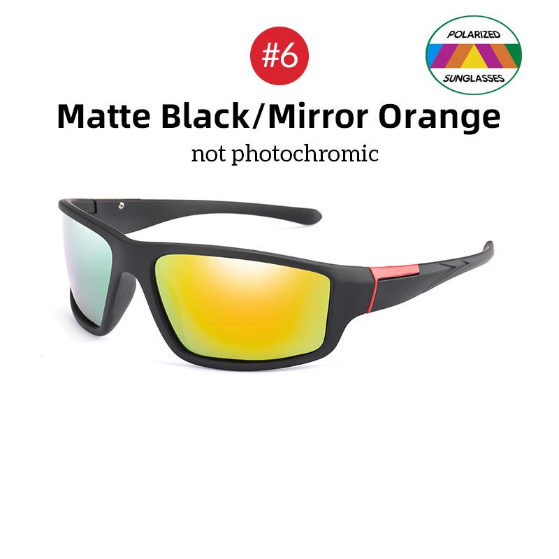 VIVIBEE Fishing Sunglasses Red Polarized Men TAC Homomorphic Angling Goggles Women Sports Outdoor Shades 7