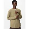 Uniqlo Waffle Henley Neck T  Long Sleeve 