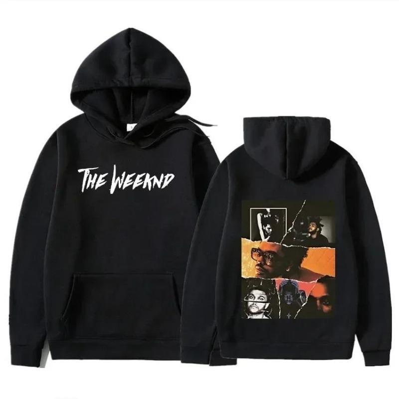 Sangeren The Weeknd Hettegenser After Hours Til Dawn Fm Musikkalbum Hettegensere Trykk Casual Unisex Høst Vinter Fleece Streetwear