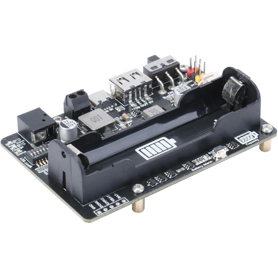 Solar Power Manager Module Solar Energy HAT for 5V-24V Solar Panel Supports Solar Panel or USB Port Battery Charging