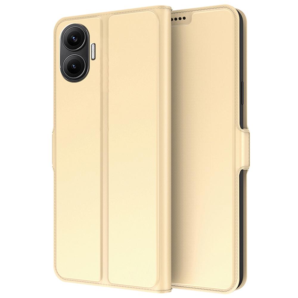 For Xiaomi Poco F7 5G/Redmi Turbo 4 Pro 5G Case Shockproof TPU Inner Shell Leather Phone Cover Card Slot