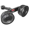 Car Seat Back Cooling Fan USB Charge Dual Head Fan 360 Degree Rotation Auto Headrest Ventilation Fan Car Interior Neck Cooler