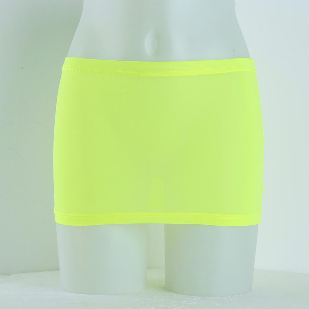 Biancheria Intima Sexy Per Il Sesso Da Donna, Con Minigonna, In Tulle Trasparente, Set Di Reggiseno E Mutandine Erotiche Trasparenti, Bianco, XL - Foto 6