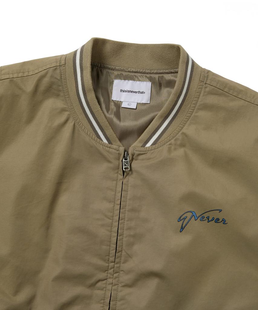 Thisisneverthat Ausgeblichene Stadionjacke Beige