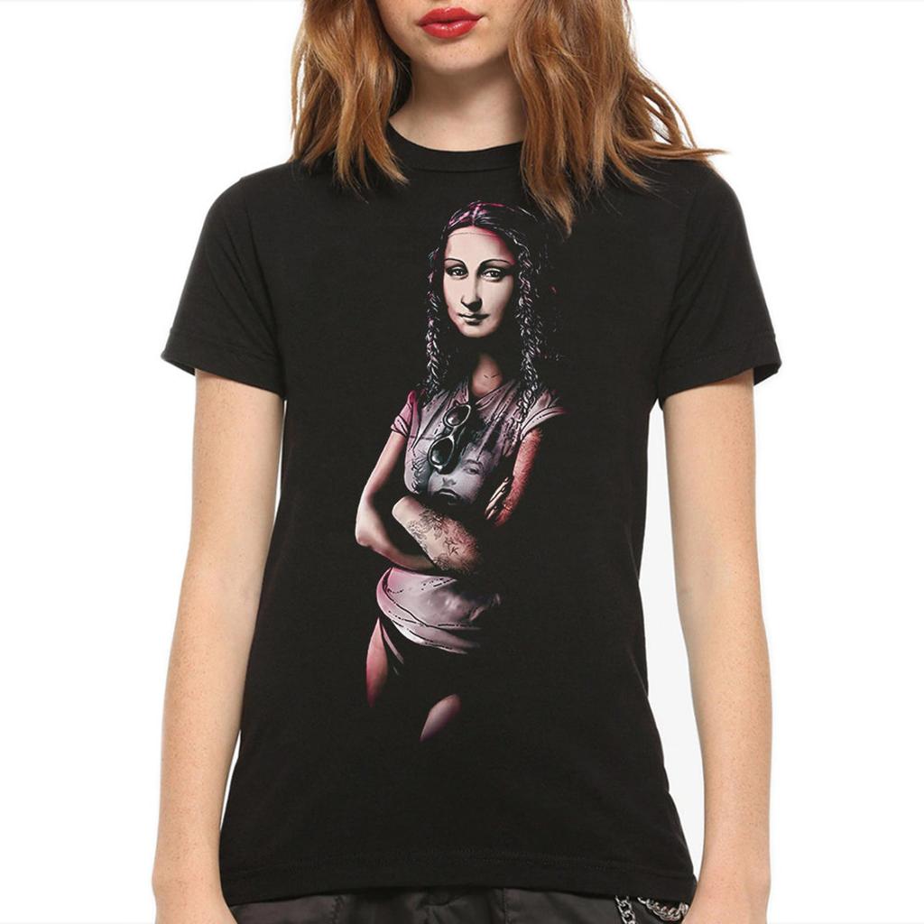 Mona Lisa Rock Style T-Shirt, Men's and Women's Sizes (bf-113)