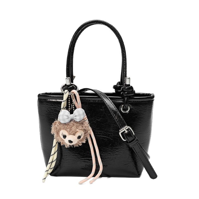 Wszechstronna Błyszcząca Miękka Skóra Przenośna Torba Wiaderko Damska Nowa Moda i Rekreacja Dojazdy na Ramię Listonoszka