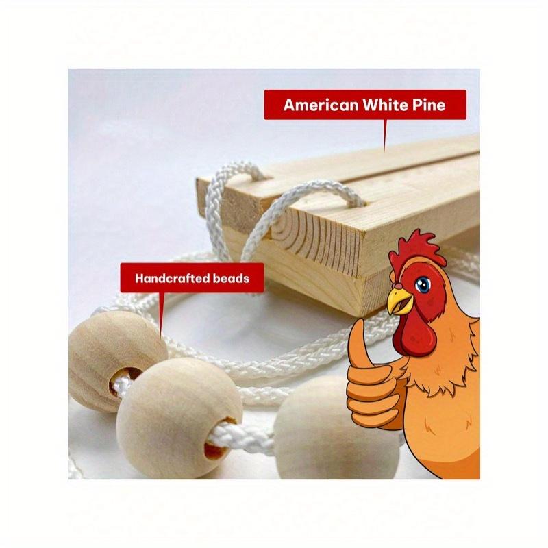 Chicken Swing Toy, Wooden Perch Stand For, Large Perch Ladder For Poultry, Chickens, Parrots, Pet Entertainment Toy
