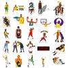50 Nba - Basketball Terrier Stickers, Basketball Players Sports Stars Basketball Cartoon Stickers Collection