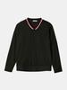 IKALOOK Lightweight Windbreaker V-Neck Sweatshirt Ctee115