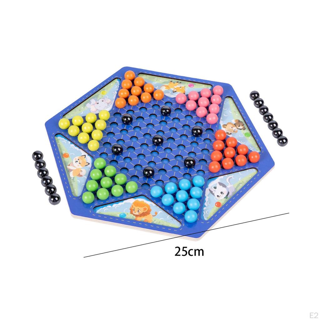 Chinese Checkers Magnetic Chess Game Classic for Family Kids Adults Beginner