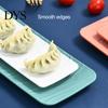 Kitchen Plate Dish Barbecue Curved Edge Design Anti-spill Tree Texture Cake Tray Rectangular Sushi Platter Baking Home Supply Dessert