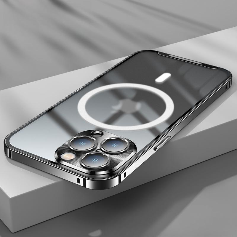 

Simple and Applicable Apple 13 Phone Case Full Cover IPhone14promax Anti-drop MagSafe Magnetic Protective Case iPhone 14 Pro max 6.7 inch