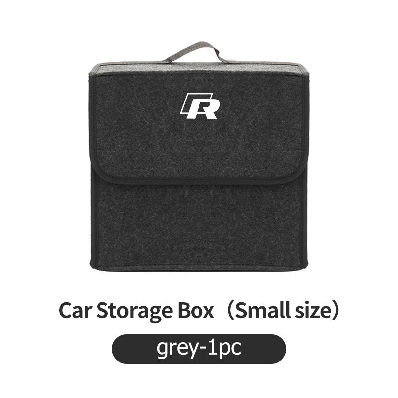 Car Emblem Trunk Storage Box Tool Folding Organiser Bag For Volkswagen VW Tiguan CC Jetta Polo Golf 4 5 6 Passat B5 B6 B7 CC