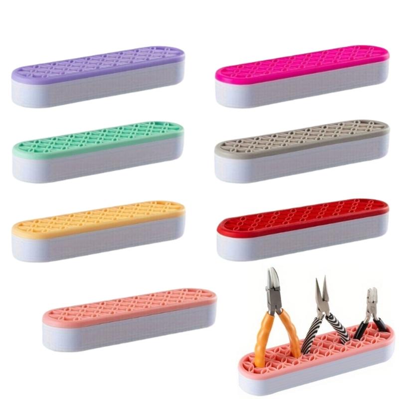 Silicone Makeup Brush Organizers Multifuntional Pen Stand Craft Tool Holder Silicone Texture Suitable for Makeup Brushes
