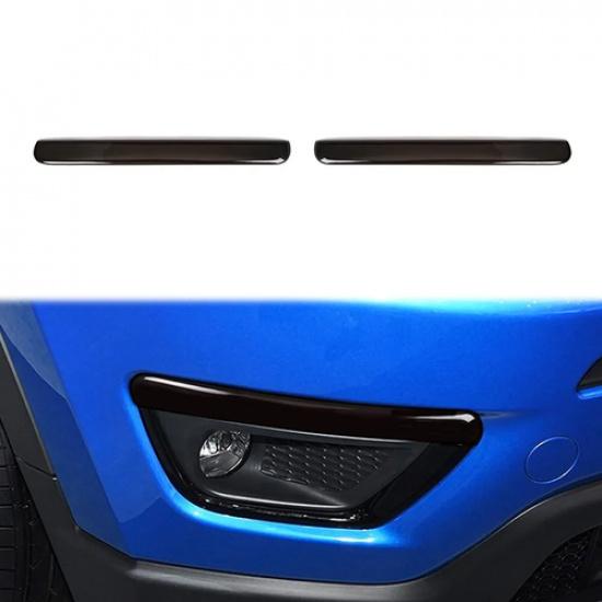 2PCS ABS Daytime Running Light Lamp Cover Trim Strip for Jeep Compass 2017-
