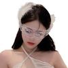Lace accessories flirting atmosphere abstinence elegant blackout pattern decorative eye mask light luxury lace design