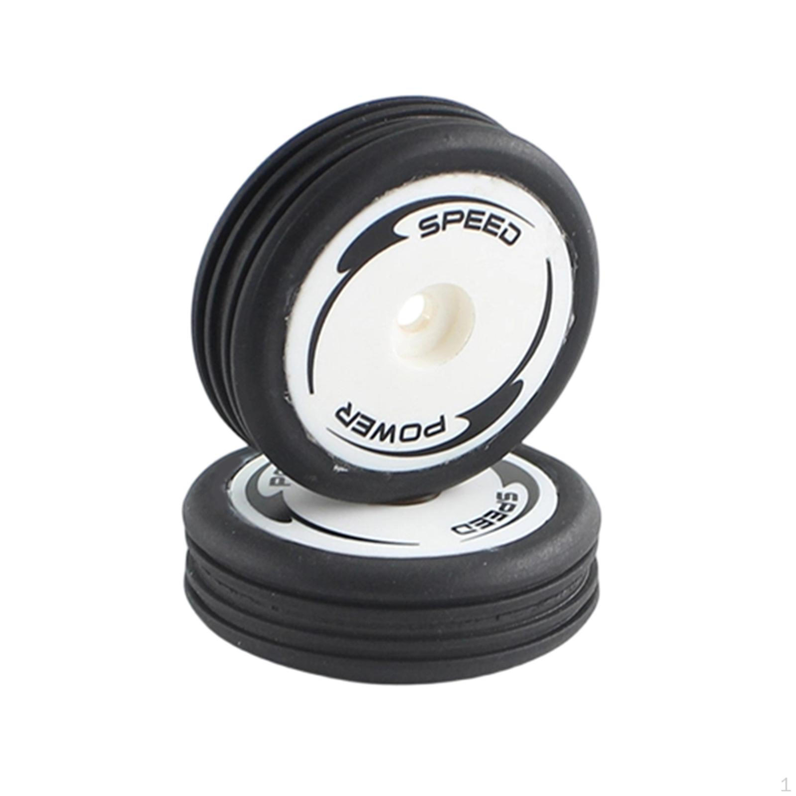 

2Pcs 1/24 RC Car Front Tires Spare Parts High Performance Repair Easy to Install for 244016