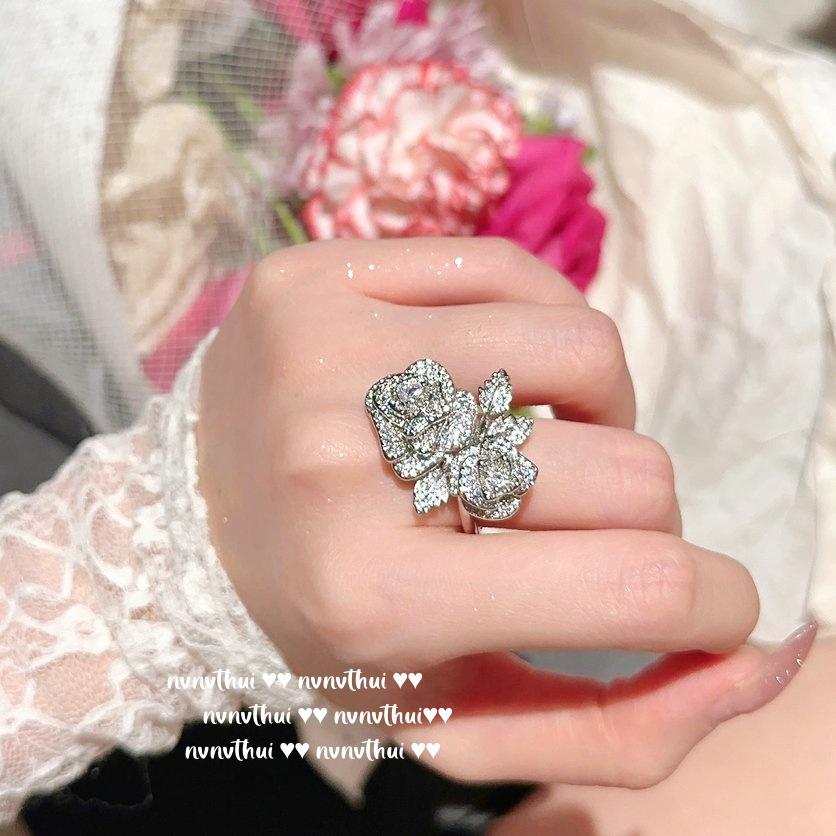 Colar de Pedra Rosa de Damasco, Felicidade de Mulher Rica, Banhado a Ouro 18K, Brincos de Zircônia Rosa Videira.