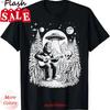 Bigfoot Ufo Alien Around Campfire Nature Hiking Sasquatch T Shirt Vintage Designer Clothes Fashion Homme Vintage