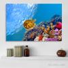 Green Sea Turtle Swims Underwater Wall Pictures Canvas Painting Ocean Marine Life Animal Posters Prints for Living Room Decor