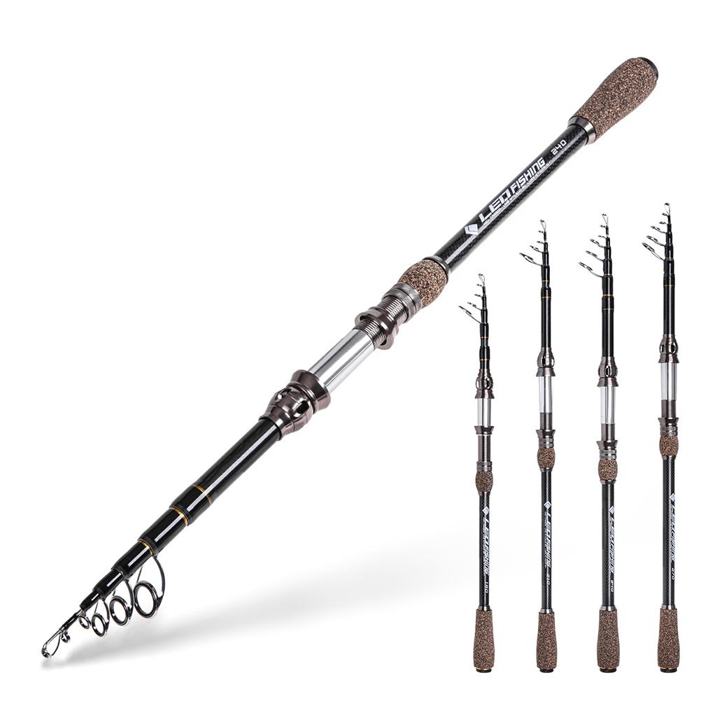 Telescopic Portable Sea Fishing Pole Ergonomic Handle Anti Movable Guide Ocean Boat Suitable Mini Fishing