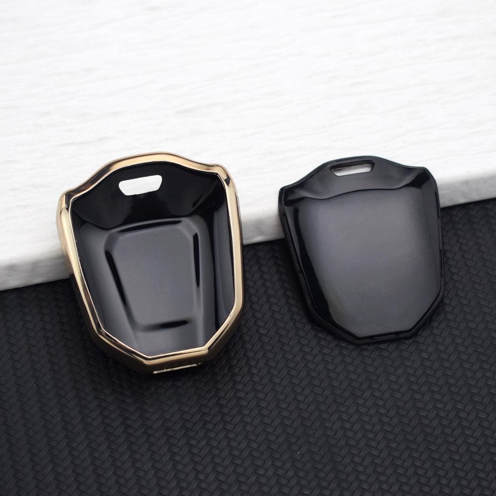 Smart Remote Protector Key Holder Shell Car Key Fob Shell Case Cover for Isuzu DMAX D-MAX MUX Truck with Key Chain Accessories