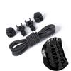1/2Pairs Shoelaces for Sneaker Elastic No Tie Shoe Laces Stretching Lock Lazy Laces Quick Rubber Shoelace Round Shoestrings