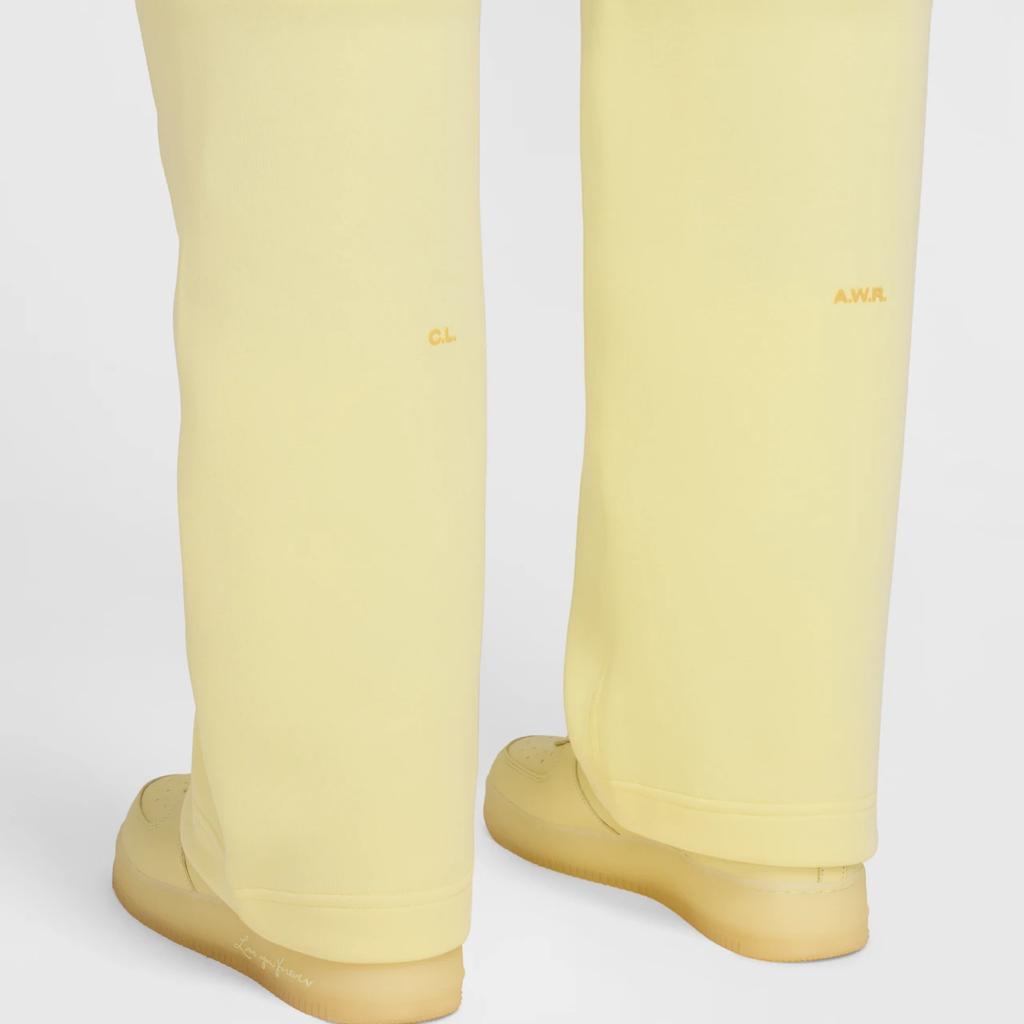 Nike NOCTA Tech Fleece Tepláky s otevřeným lemem Citronová/Žlutá Sírová Unisex Spodní díly Žlutá FD8460-821