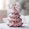 DIY Crochet Christmas Tree Kit Handmade Holiday Decoration Set Crochet Christmas Tree Craft Kit for Beginners with Detail Patter
