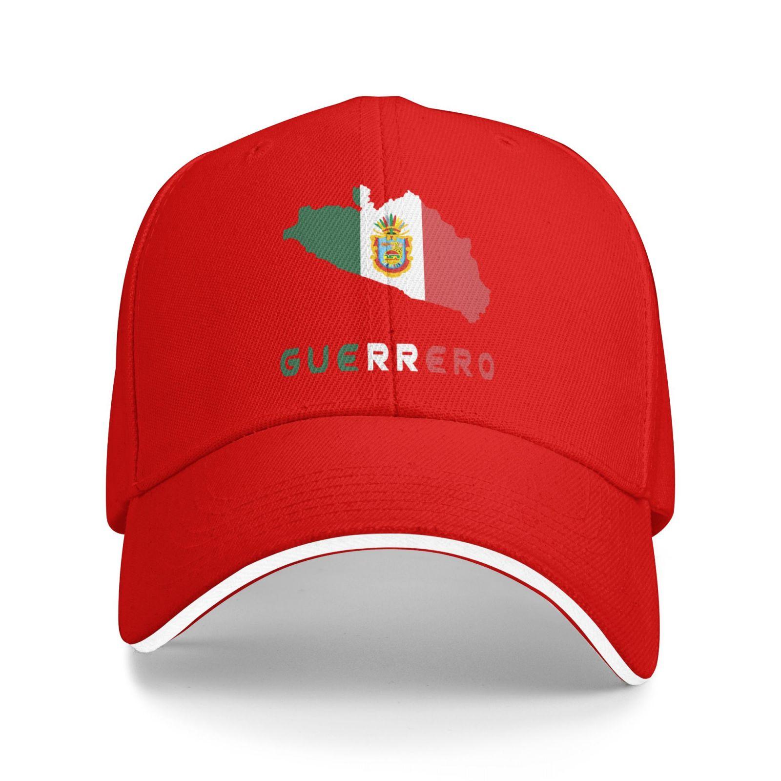 

Guerrero Bolivia Flag Sandwich Baseball Cap Unisex Unisex Hip Hop Caps Snapback Golf Hat Fishing Outdoor