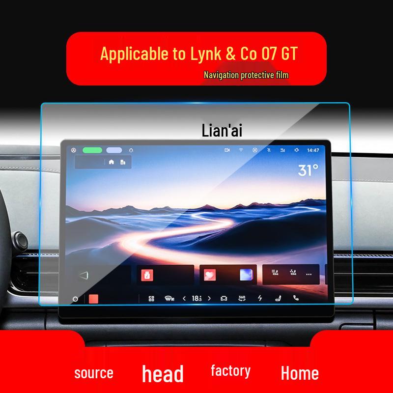Compatible with 26 Lynk & Co 01 Models, the Tempered Film Protects the 06EM-P Console, 07EM-P Panel, and Interior Screens.