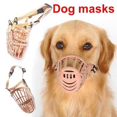 Adjustable Pet Dog Mouth Sets Soft Fence Type Anti Bite