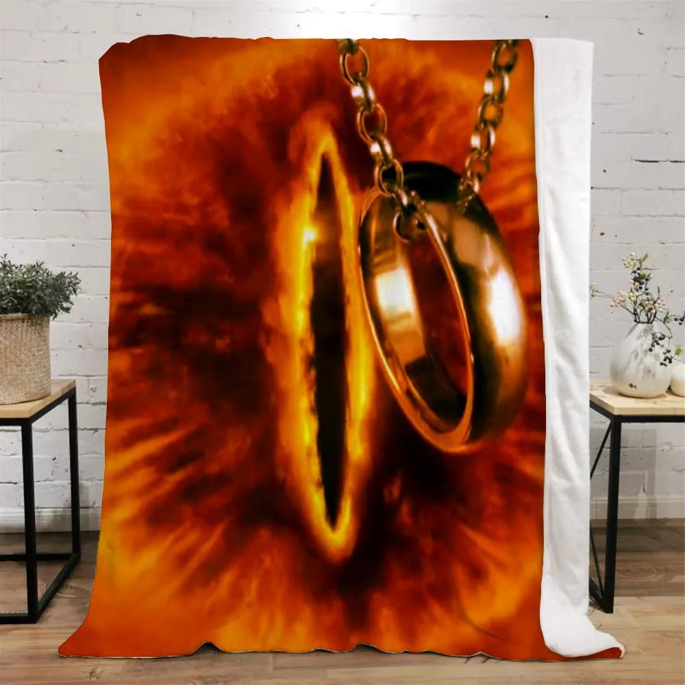 The Lord of the Rings Fleece Throw Blanket for Sofa Decoration Bed Blankets King Size Home Interior Knitted Plaid Luxury Bedding