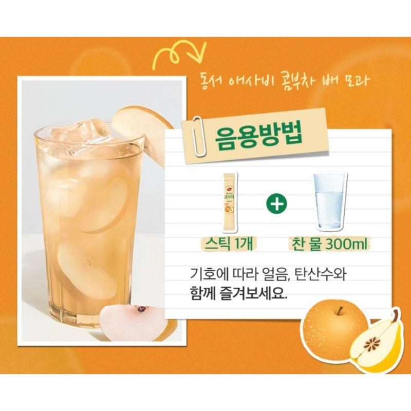 Kombucha Tea Powder Stick Pear Quince Flavor 5g x 30 Sachets Korean Traditional Fruit Tea