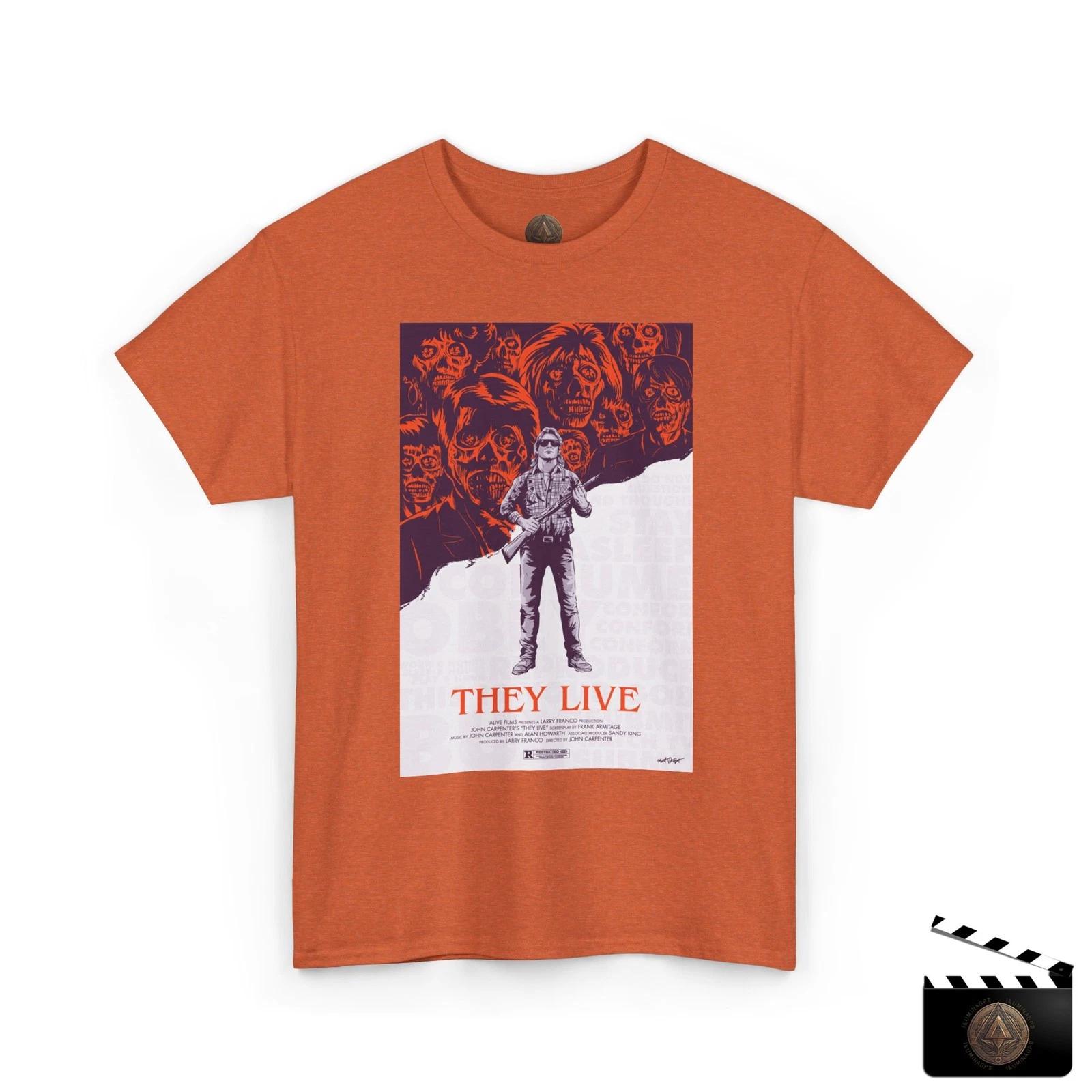They Live Movie Poster T shirt For Men & Women S